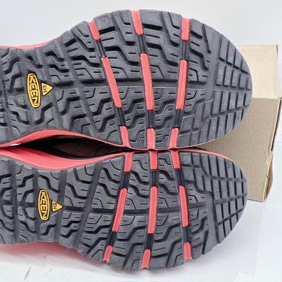 Keen Utility Vista Energy Pink Black Womens US 8.5 WIDE -Work Shoes Safety Toe - Picture 11 of 12